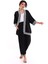 Işlemeli Kimono Takım Siyah MDNSS105 1