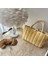 Peluş Örgülü Büyük Tote Faux Fur Kadın Alışveriş Çantası (Yurt Dışından) 1
