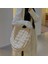 Pileli Bez Çanta Günlük Büyük Kapasiteli Aşağı Pamuklu Crossbody Çanta (Yurt Dışından) 4