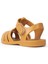 S10288 Clasica Velcro Çocuk Hardal Sarı Sandalet 3