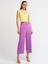5026 Düğme Detaylı Pantolon-Lila 1