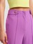 5026 Düğme Detaylı Pantolon-Lila 4