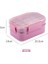 Bento Kutusu Paslanmaz Çelik Çift Gıda Kutusu Çocuk Piknik Okul Öğle Yemeği Kutusu Şirketi Kantin Fast Food Lunch Box | Öğle Yemeği Kutuları (Pembe) (Yurt Dışından) 3