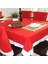 5pcs Noel Sandalyesi Kapak Masa Örtüsü Seti, Dokuma Noel Hotel Festival Dekorasyon Yemek Masası Arka Set (Yurt Dışından) 1