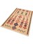 Moroccan 535 Etnik Desenli Boho Stil Jüt Görünüm Saçaklı Kilim 4