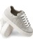 Nubuk Gri Puatiyeli Sneaker Kadın Ayakkabı 3