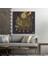 Osmanlı Arması Tek Parça Kare 65X65 cm Kanvas - Canvas Tablo 1