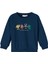 Name It 13198281 Bisiklet Yaka  Normal Kalıp Düz Koyu Mavi Bebek Sweatshirt 4