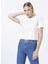 Bisiklet Yaka Baskılı Krem Kadın T-Shirt V2YI06K8HM0-ADELE Crop T-Shırt 3