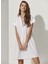 Beyaz Kadın Plaj Elbisesi WBN3198-L 1