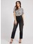 Yüksek Bel Düz Paça Relaxed Antrasit Kadın Denim Pantolon W2YA21D4QD1AUBK 2
