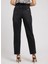 Yüksek Bel Düz Paça Relaxed Antrasit Kadın Denim Pantolon W2YA21D4QD1AUBK 3