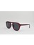 Oval Bordo Çerçeve Füme Cam Unisex Gözlüğü 2021 07 46-20-140 1