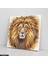 Aslan Tek Parça Kare 65 x 65 cm 1