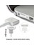 Px-Mac2 Apple Macbook A1425 A1435 A1465 A1502 Için 5 Pin T Stili Magsafe 2 Güç Adaptörü Kablosu, Uzunluk: 1, 8 M 3