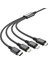 X76 4in1 Type-C + iPhone Lightning + Micro USB 2A Şarj Kablosu 1