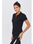 Verona Kadın Pamuklu Siyah Polo T-Shirt 2