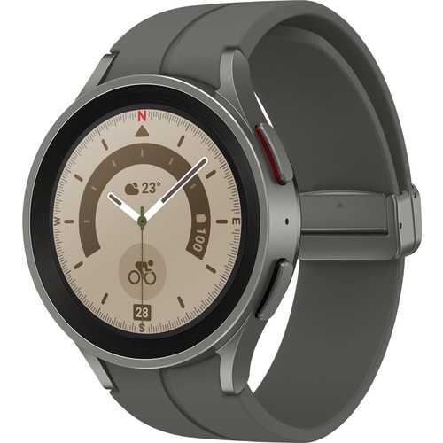 Samsung Galaxy Watch 5 Pro Akıllı Saat Gri 45mm SM-R920NZTATUR (Samsung Türkiye Garantili)