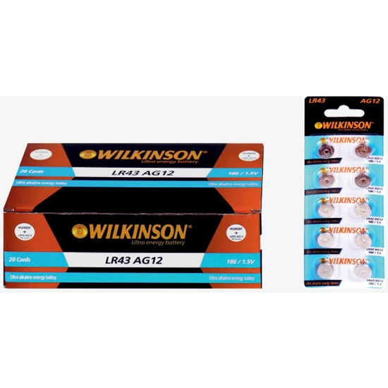 Wilkinson Saat Pili AG12 Alkaline 10 Lu LR43 0152
