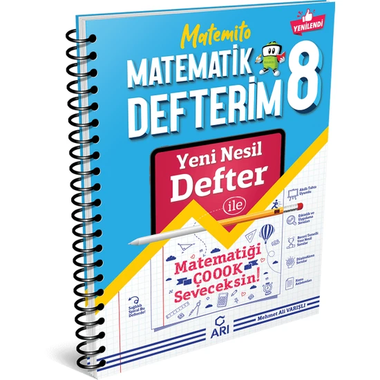Arı Yayınları 8.sınıf Matematik Matemito Defterim
