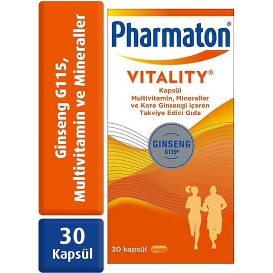 Pharmaton Vitality 30 Tablet + Pharmaton Vitality 60 Kapsül Fiyatı