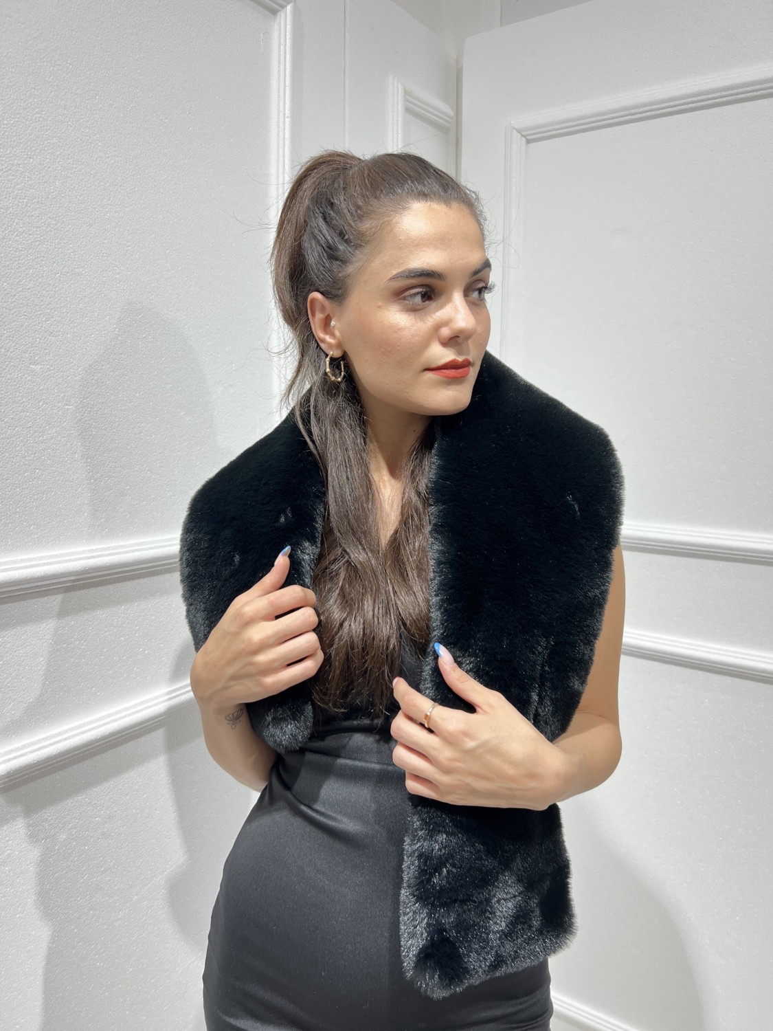 Byuur Fashion Rex Peluş Atkı görsel 2