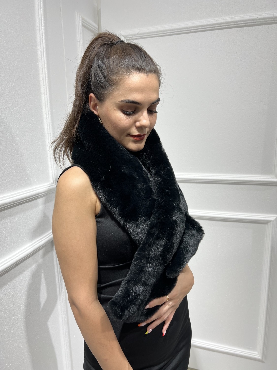 Byuur Fashion Rex Peluş Atkı görsel 3