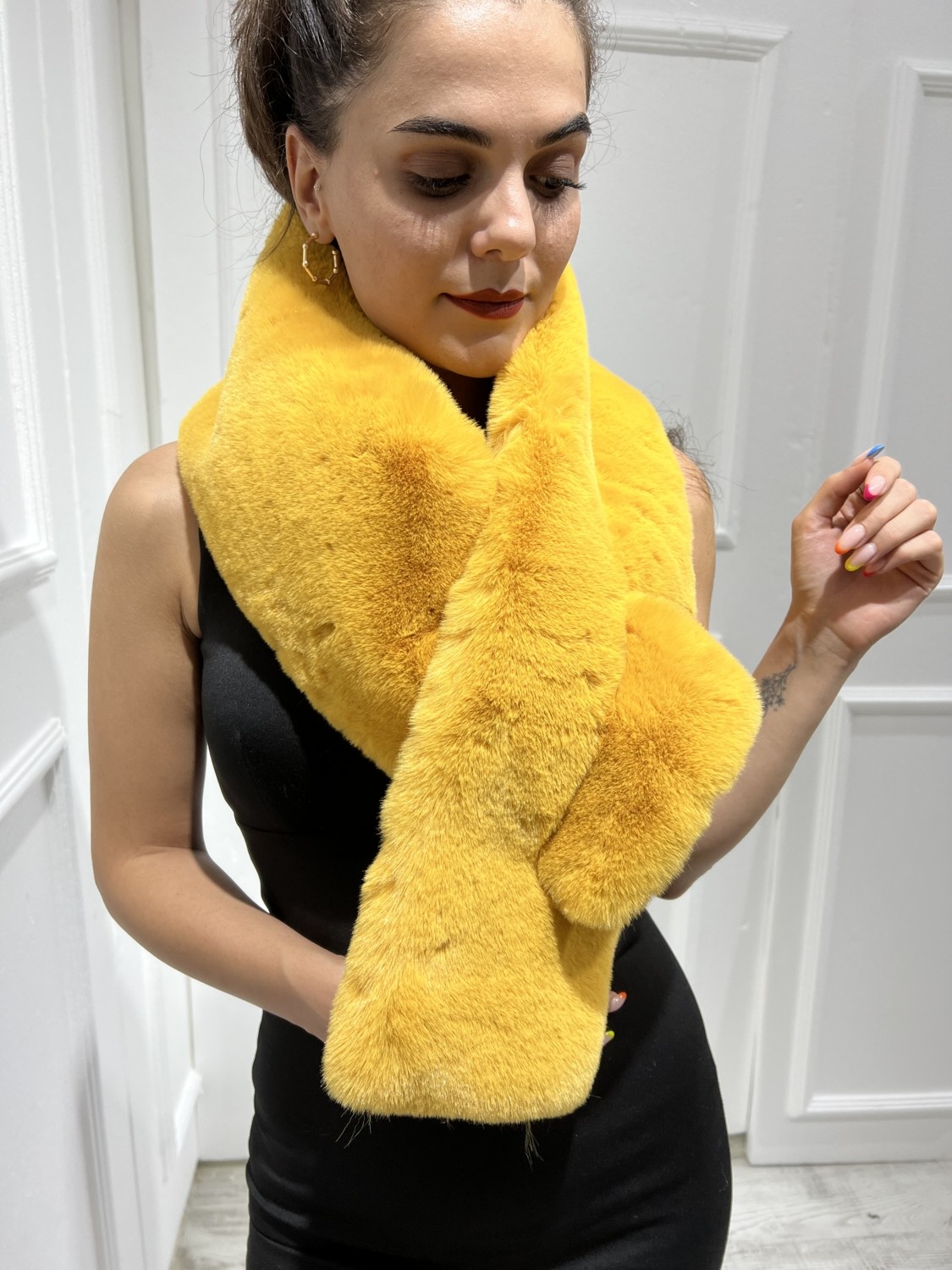 Byuur Fashion Rex Peluş Atkı görsel 4
