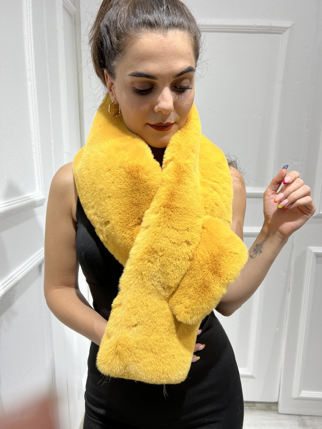 Byuur Fashion Rex Peluş Atkı görsel 5