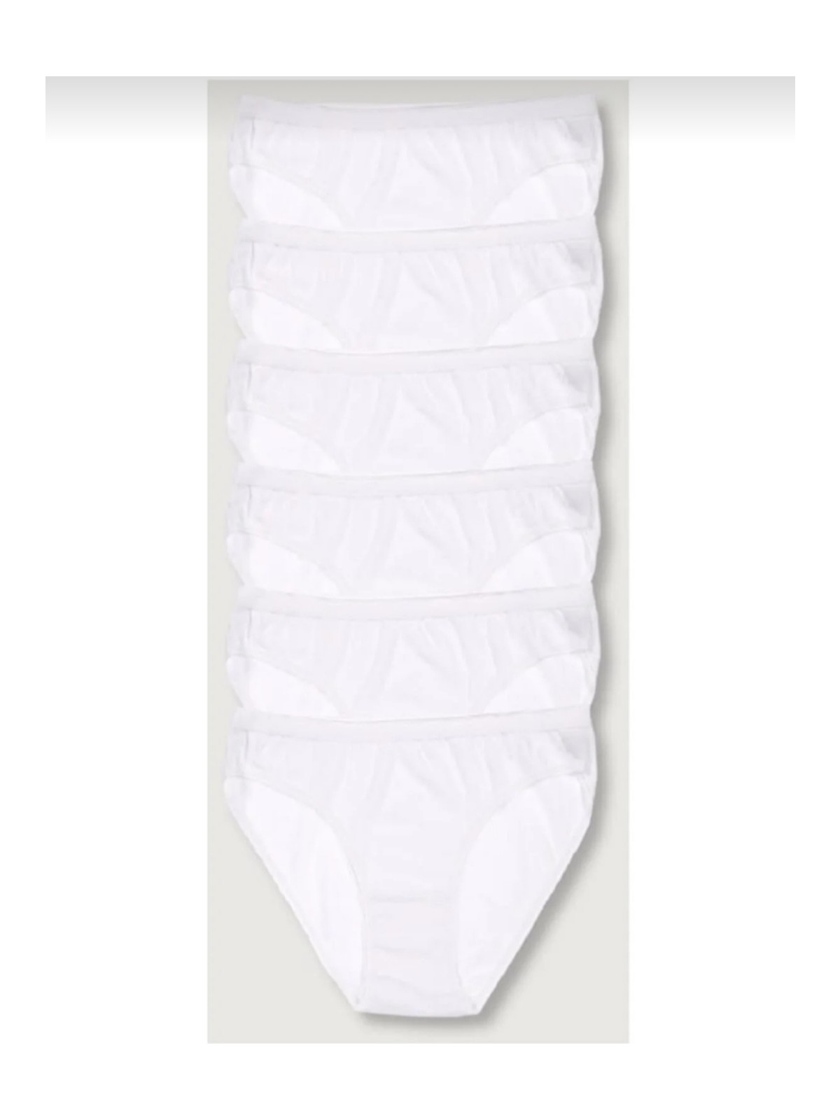 Tutku 6'lı Paket Kadın %100 Pamuk Bikini Külot - Görsel 4