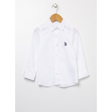 U.S. Polo Assn. Düz Beyaz Kız Çocuk Gömlek G084SZ004.000.1450364.VR013