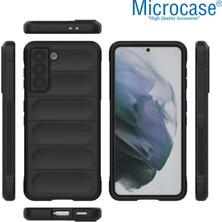 Microcase Samsung Galaxy S21 Fe 5g Miami Serisi Darbeye Dayanıklı Silikon Kılıf - Siyah