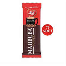 Mahbuba Coffee 3ü1 Arada 72x9gr Mini Küçük Boy İkramlık Otobüs Hazır Kahve Kutu