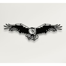 Dekadron Kartal Metal Duvar Dekoru