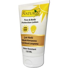 Naturix Spf 30+ Çok Yönlü Yüksek Koruyucu Yüz & Vücut Losyonu + Kakao & Havuç SPF15 Yoğun Bronzlaştırıcı Yağ