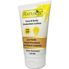 Naturix Spf 50+ Yüksek Koruyucu Yüz & Vücut Losyonu + Kakao & Havuç Yağı Spf 15 Yoğun Bronzlaştırıcı Yağ