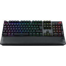 ASUS ROG STRIX SCOPE NX RED WIRELESS DELUXE OYUNCU KLAVYESİ 3 FARKLI BAĞLANTI (2.4GHz RF BLUETOOTH KABLOLU) ROG NX RED MEKANİK SWITCH AURA SYNC RGB VE BİLEK DESTEĞİ