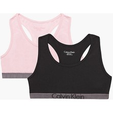 Calvin Klein Calvın Kleın Kız Çocuk 2 Li Spor Atleti Nefes Alabilir Özellikte Çok Renkli G80G800069-037