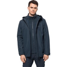 Jack Wolfskin Taubenberg 3 in 1 Lacivert Erkek Outdoor Ceketi 1115311-1010