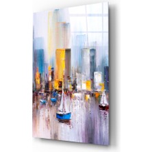 Insigne Soyut Cam Tablo