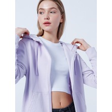 Mountain Hardwear Kadın Lila Kapüşon Yaka Sweatshirt  9130081584 MT0023 M Beden Outdoor Kullanım İçin Rahat Tasarım