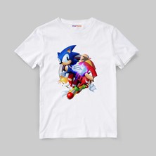 Morinna Sonic Karakterler Unisex Çocuk Tişört T-Shirt Mr-17