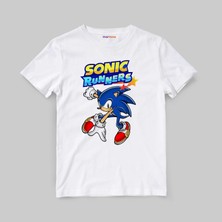 Morinna Kirpi Sonic Unisex Çocuk Tişört T-Shirt Mr-20