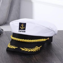 Xinhang Gemi Kaptan Kostüm Ayarlanabilir Şapka