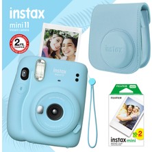 Fujifilm Instax Mini 11 Mavi Fotoğraf Makinesi Seti 4 Yüksek Çözünürlük ve Film Formatı