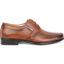 Moda Ayakkabı 7852 Taba Deri Günlük Erkek Kılasik Ayakkabı