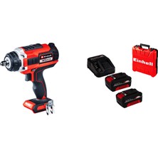 Einhell Impaxxo 18/400 Kömürsüz Akülü Somun Sıkma 18V 4 Ah Çift Akülü Set