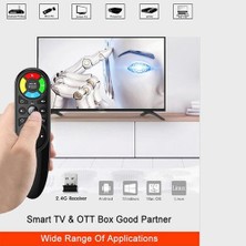 Xinhang Q9 Arkadan Aydınlatmalı Ses Arama Kablosuz Hava Fare 16 Tuşlar Ir Öğrenme 2.4g Gyroskope Akıllı Uzaktan Kumanda Q6 Android Tv Kutusu Için Uzaktan Kumanda (Yurt Dışından)