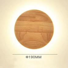 YHome 18W LED Ahşap Duvar Lambası Yaratıcı Duvar Lambası AC110 240 V Kişilik Başucu Yatak Odası Duvar Lambası | Duvar Lambası (Sıcak Işık) (Yurt Dışından)