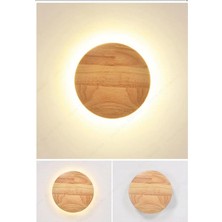 YHome 18W LED Ahşap Duvar Lambası Yaratıcı Duvar Lambası AC110 240 V Kişilik Başucu Yatak Odası Duvar Lambası | Duvar Lambası (Sıcak Işık) (Yurt Dışından)